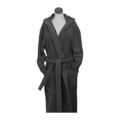 Marc O'Polo Classic Badekåbe L - Bomuldsfrotte - Anthracite