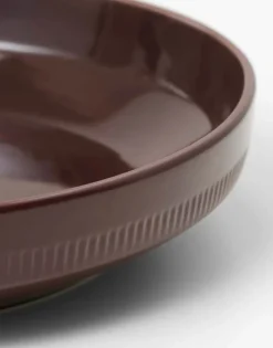 Marc O'Polo Moments Dyb Tallerken Ø 21,5 cm - Porcelæn - Earth brown