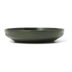 Marc O'Polo Moments Dyb Tallerken Ø 21,5 cm - Porcelæn - Olive green