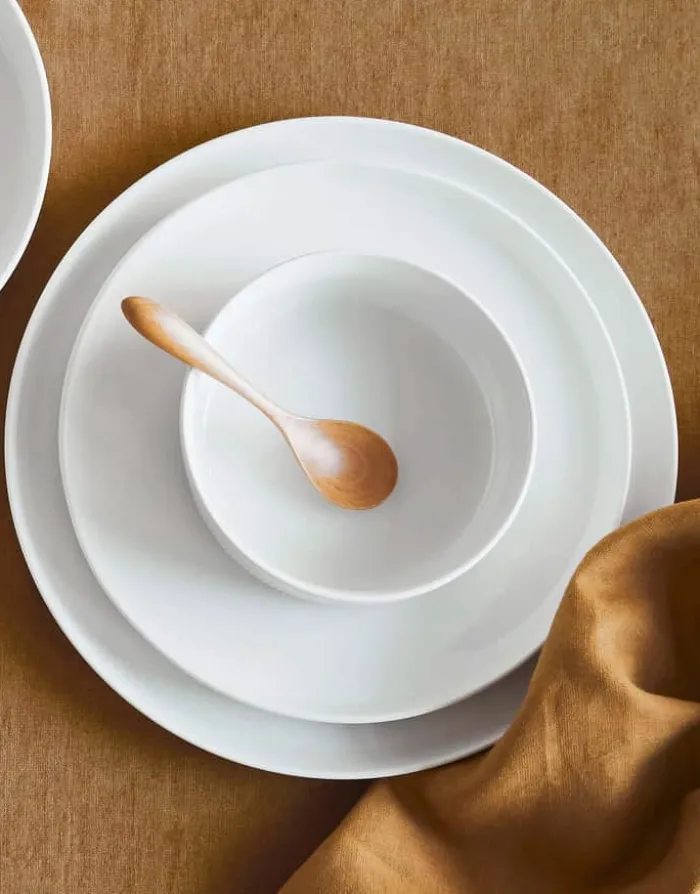 Marc O'Polo Moments Frokosttallerken Ø 21,5 cm - Porcelæn - Chalk white