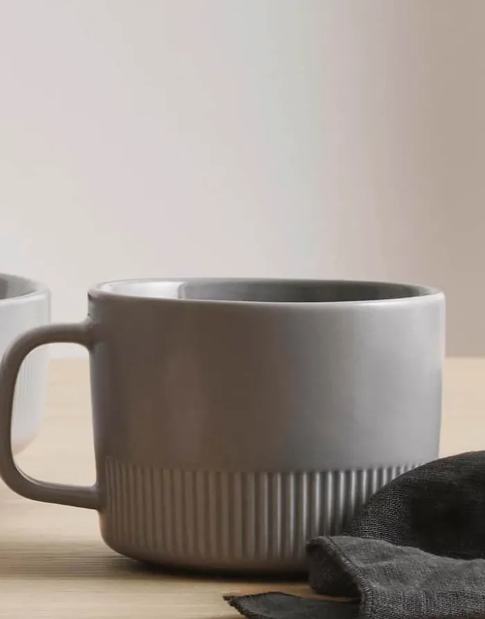 Marc O'Polo Moments Krus 33 cl - Porcelæn - Soft grey
