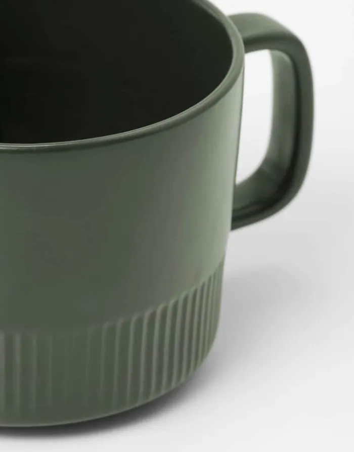 Marc O'Polo Moments Krus 33 cl - Porcelæn - Olive green