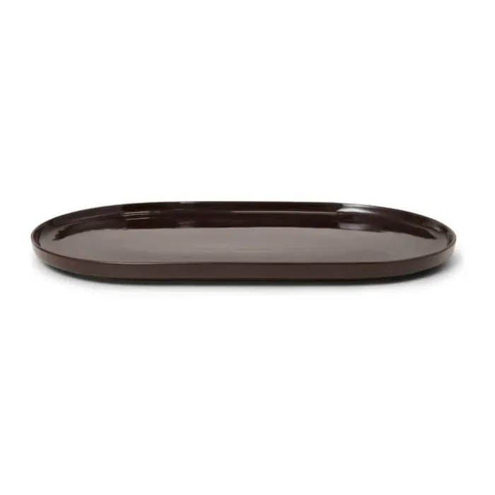 Marc O'Polo Moments Serveringsfad B 24,5 x L 40 cm - Porcelæn - Earth brown