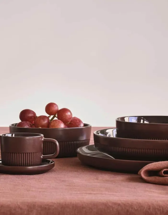 Marc O'Polo Moments Skål Ø 14 cm - Porcelæn - Earth brown