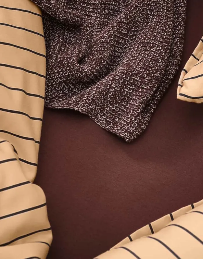 Marc O'Polo Mulji Sengetøj B 140 x L 220 cm - Bomuldssatin - Warm beige
