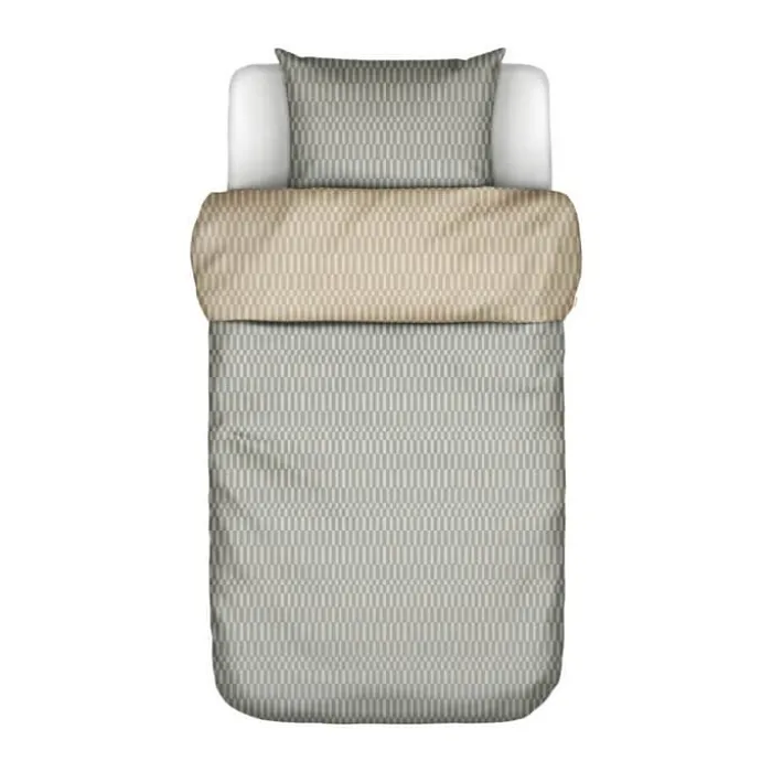 Marc O'Polo Sillia Sengetøj B 140 x L 220 cm - Bomuldssatin - Neutral grå