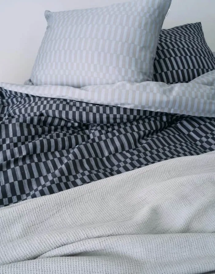Marc O'Polo Sillia Sengetøj B 140 x L 220 cm - Bomuldssatin - Mørk marineblå