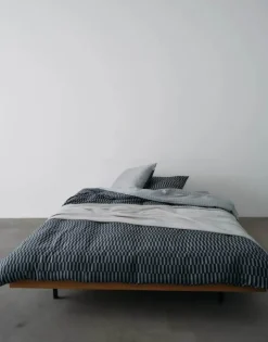 Marc O'Polo Sillia Sengetøj B 140 x L 220 cm - Bomuldssatin - Mørk marineblå