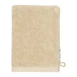 Marc O'Polo Timeless Melange Vaskeklud B 16 x L 22 cm - Økologisk bomuld - Sand