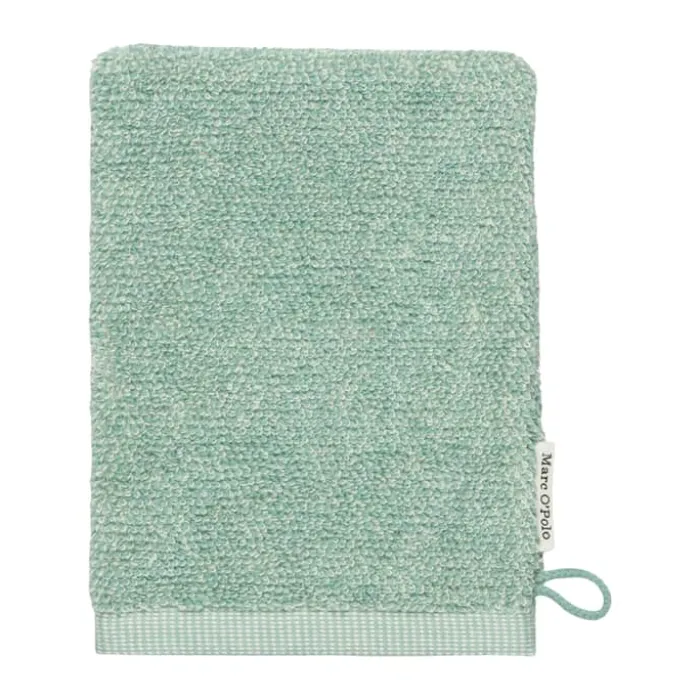Marc O'Polo Timeless Melange Vaskeklud B 16 x L 22 cm - Økologisk bomuld - Lyseblå