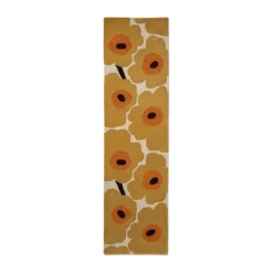 Marimekko by Brink & Campman Unikko Tæppeløber B 80 x L 300 cm - Uld - Honey
