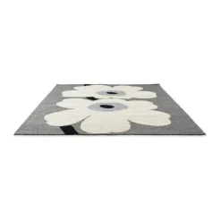 Marimekko by Brink & Campman Unikko Udendørsgulvtæppe B 200 x L 280 cm - Genanvendt PET - Grå