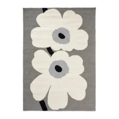 Marimekko by Brink & Campman Unikko Udendørsgulvtæppe B 200 x L 280 cm - Genanvendt PET - Grå