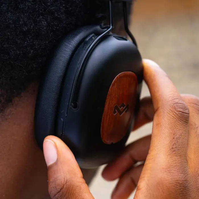 Marley Positive Vibration Høretelefoner 130 timers spilletid - Signature black