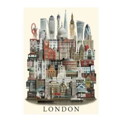 Martin Schwartz Plakat London B 30 x L 42 cm - Mat papir - Flerfarvet