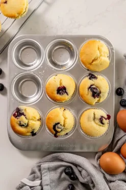 MasterClass Gourmet Recycled Muffinform Til 9 stk. - Aluminium - Sølv