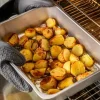 MasterClass Gourmet Recycled Bradepande H 8 x B 29 x L 40 cm - Aluminium- Sølv