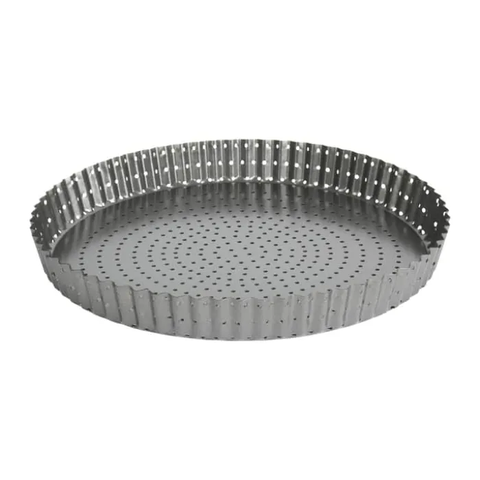 MasterClass Gourmet Tærteform Ø 28 cm - Stål - Sort