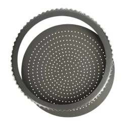 MasterClass Gourmet Tærteform Ø 28 cm - Stål - Sort