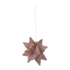 Medusa Copenhagen Ophæng stjerne H 5 cm - Polyresin - Pink