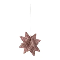Medusa Copenhagen Ophæng stjerne H 5 cm - Polyresin - Pink
