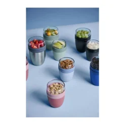 Mepal Elipse Frokostbæger 500+200 ml- PP-Plastik/PCTG - Nordic Black