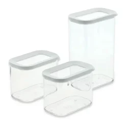 Mepal Modula Husholdningsboks - 3 stk. H 21,8 x B 14 x L 17 cm - Plastik - Klar