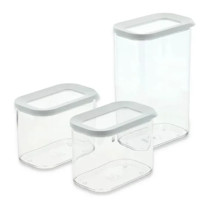Mepal Modula Husholdningsboks - 3 stk. H 21,8 x B 14 x L 17 cm - Plastik - Klar