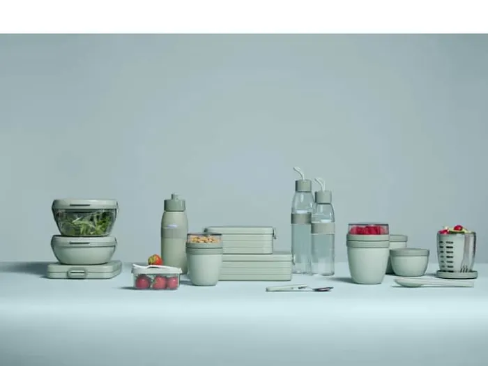 Mepal TAB Bento Madkasse H 6,5 x B 17,3 x L 26 cm - Tpe/Pp-Plastik/Abs-Plastik - Nordic Sage