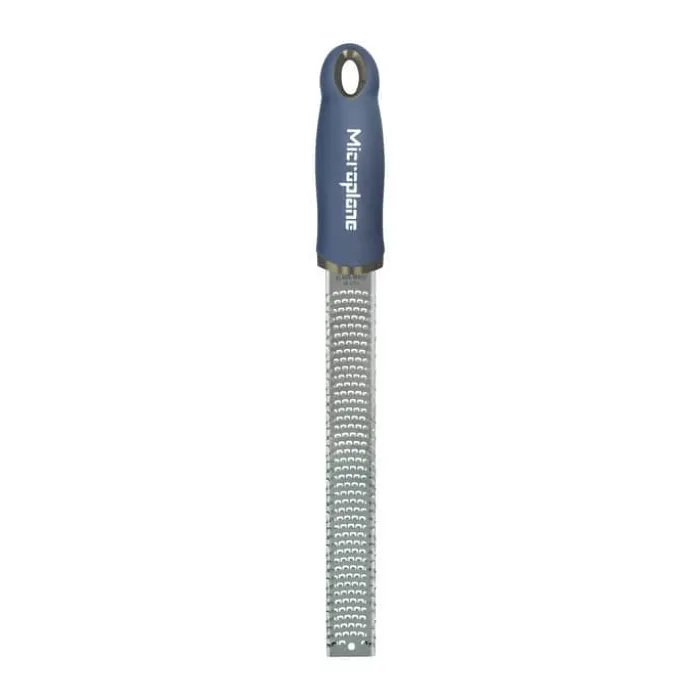 Microplane Premium Classic Rivejern L 32 cm - Rustfrit stål/plastik - Denimblå