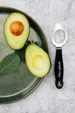 Microplane Professional Avocadoskærer Ø 3 x L 22,2 cm - Rustfrit stål - Sort