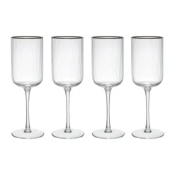 Mikasa Sorrento Rødvinsglas - 4 stk. 45 cl - Krystalglas - Klar