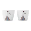 Mikasa Tipperleyhill Æggebæger - 2 stk. Ø 4 x H 5 cm - Porcelæn - Hvid