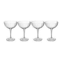 Mikasa Treviso Coupeglas - 4 stk. 30 cl - Krystalglas - Klar
