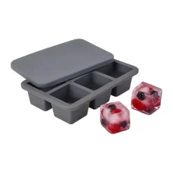 Mixology by CASA Living Isterningbakke H 5,5 x B 13,6 x L 20,3 cm - Silikone - Grå