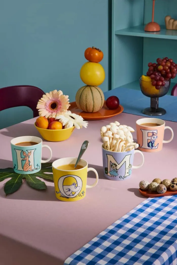Moomin Arabia ABC Krus - E 40 cl - Vitroporcelæn - Multifarvet