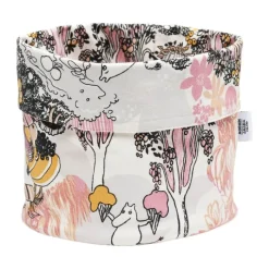 Moomin Arabia Brødpose Ø 20 x H 24 cm - Bomuld - Lyserød