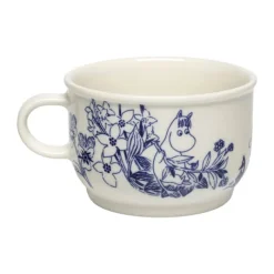 Moomin Arabia Haru Kop 30 cl - Vitroporcelæn - Hvid/blå