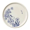 Moomin Arabia Haru Sidetallerken Ø 12 cm - Vitroporcelæn - Hvid/blå