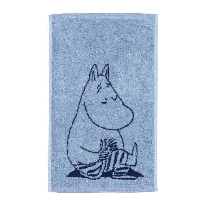 Moomin Arabia Håndklæde - Mumitroden B 30 x L 50 cm - Bomuld - Blå
