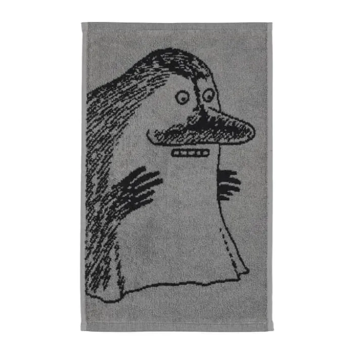 Moomin Arabia Håndklæde - Murren B 30 x L 50 cm - Bomuld - Grå