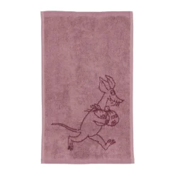 Moomin Arabia Håndklæde - Sniff B 30 x L 50 cm - Økologisk Bomuld - Rød