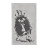 Moomin Arabia Håndklæde - Sniff B 30 x L 50 cm - Økologisk Bomuld - Sort