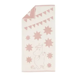Moomin Arabia Håndklæde - Snorkfrøken B 70 x L 140 cm - Bomuld - Lyserød