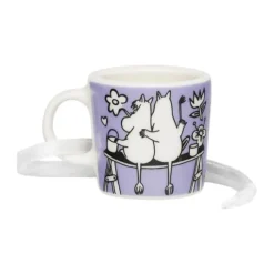 Moomin Arabia Kærlighed Minikrus H 3,1 cm - Vitroporcelæn - Lilla