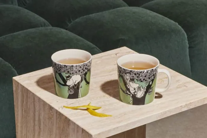 Moomin Arabia Krus 40 cl - Vitroporcelæn - Grøn
