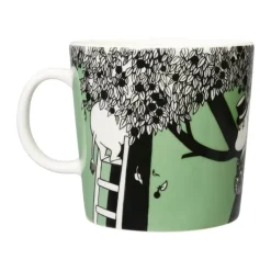 Moomin Arabia Krus 40 cl - Vitroporcelæn - Grøn