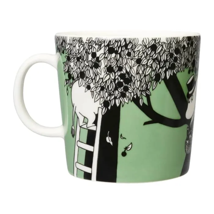 Moomin Arabia Krus 40 cl - Vitroporcelæn - Grøn