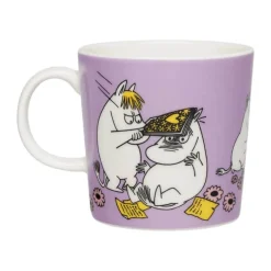 Moomin Arabia Krus - Kærester 30 cl - Vitroporcelæn - Lyserød