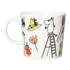 Moomin Arabia Krus - Mumitrold 30 cl - Porcelæn - Hvid